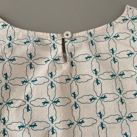 Pou Dou Dou Tree Pattern Blouse - Picture 8 of 9